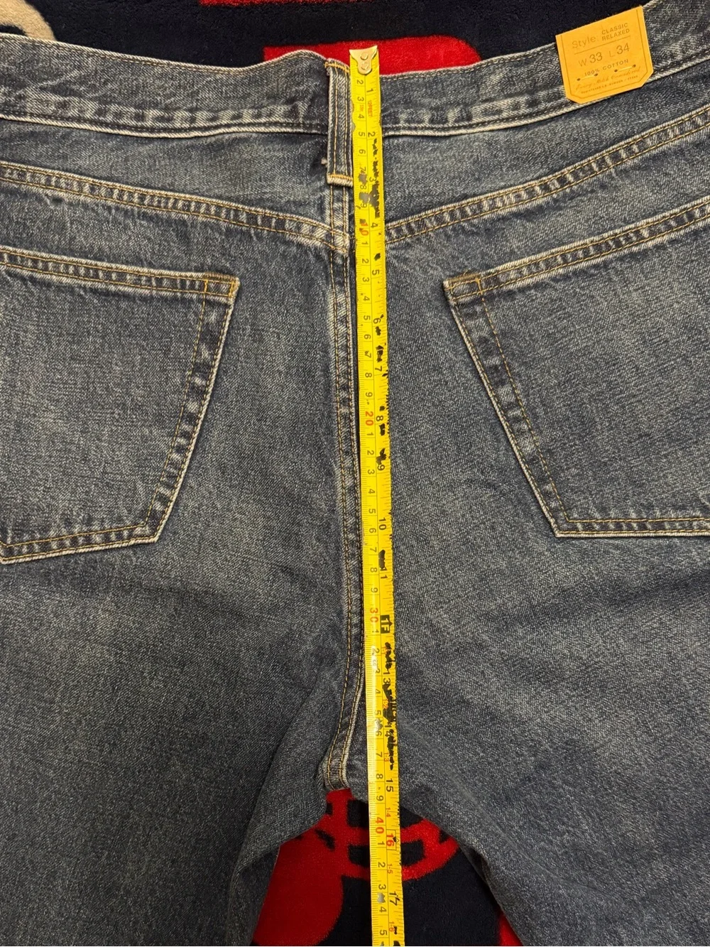 J. Crew Classic Relaxed Fit Jeans Two-Year Wash 100% Cotton 33x34 NWT